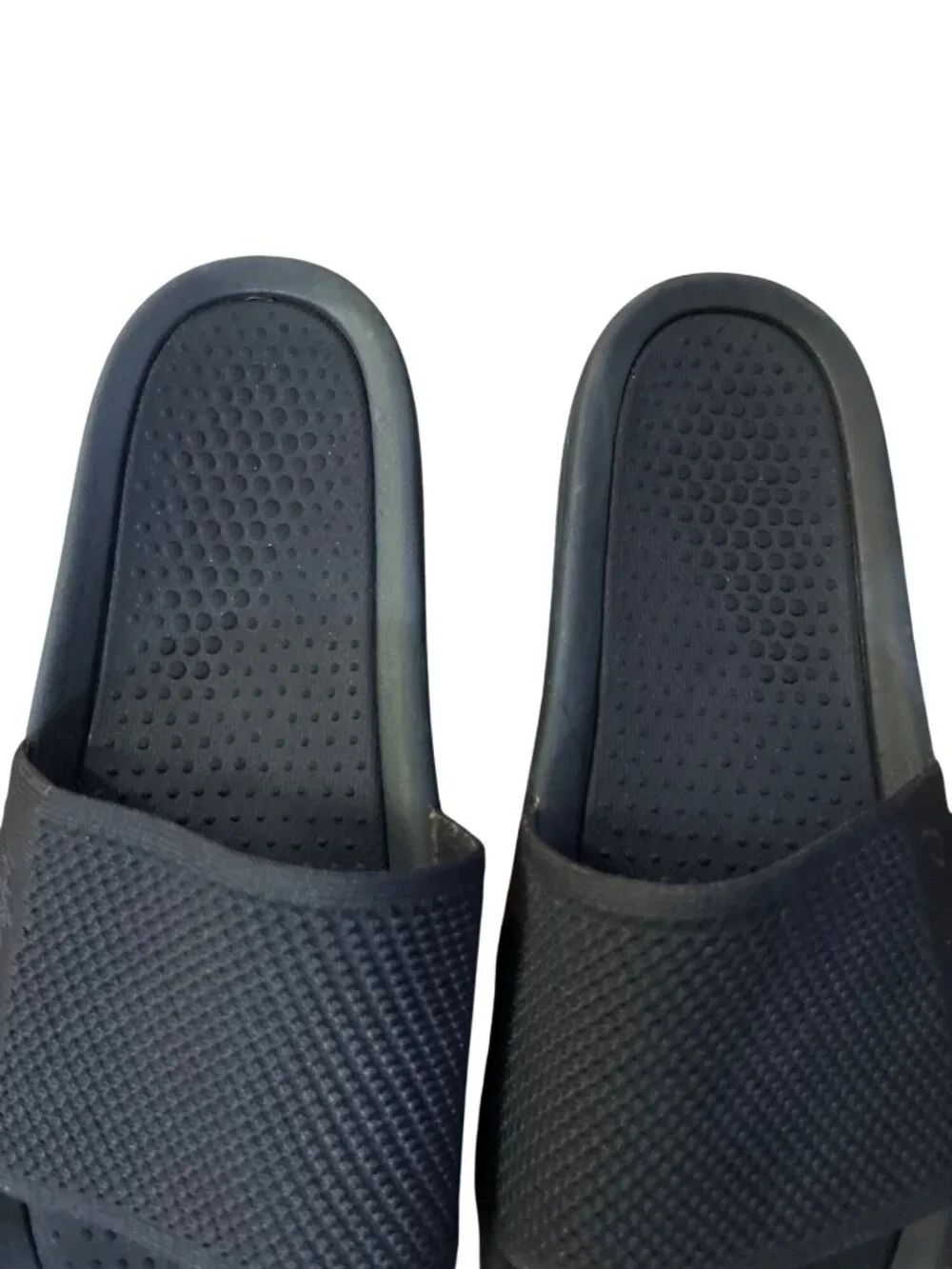 Johnnie-O Mens 10M Navy Athletic Slide Sandals Mesh Strap Used